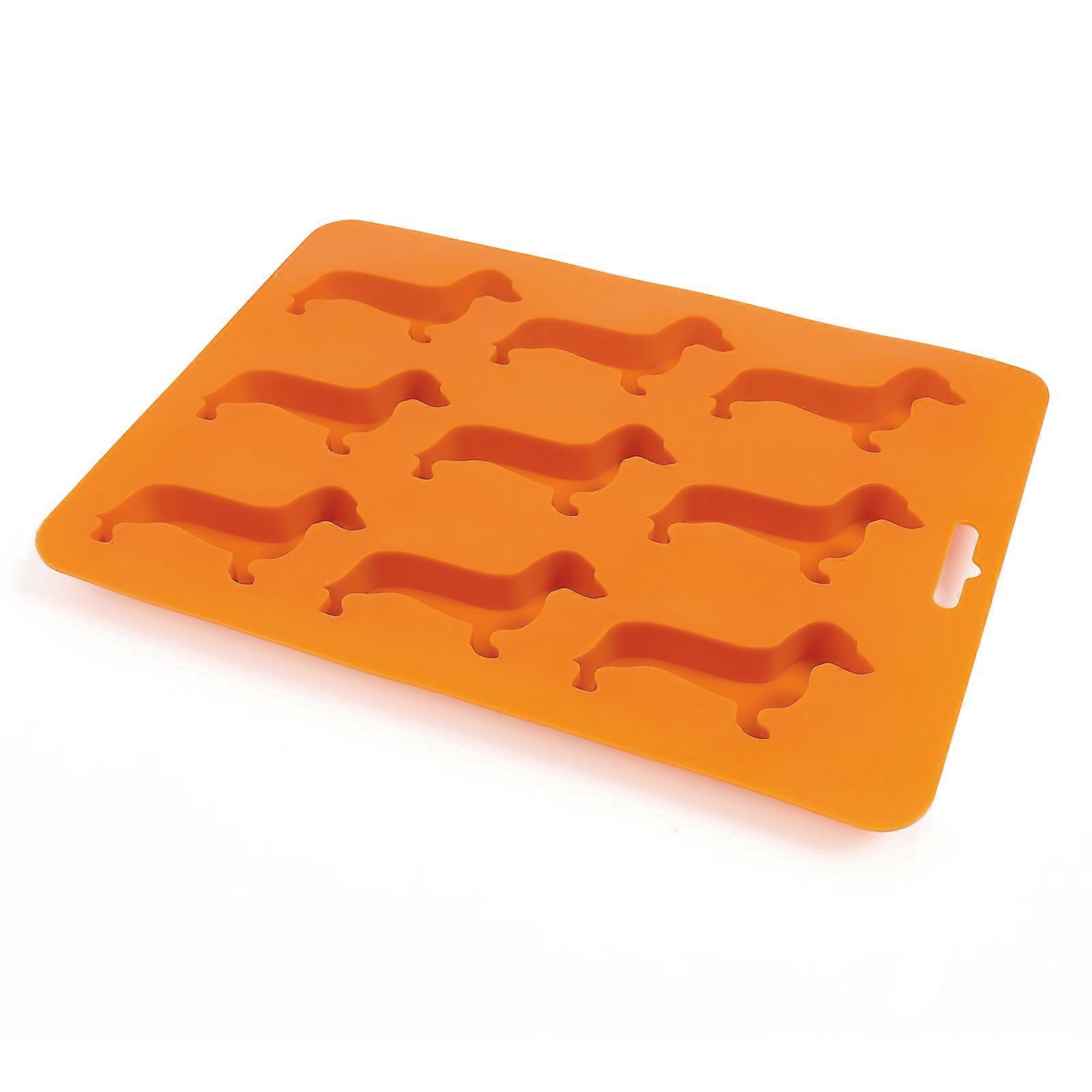 Dog Shaped Silicone Ice Cube Mold Ice Cube Tray Reusable Cube Mold for Cold Drinks Whiskey Cocktail