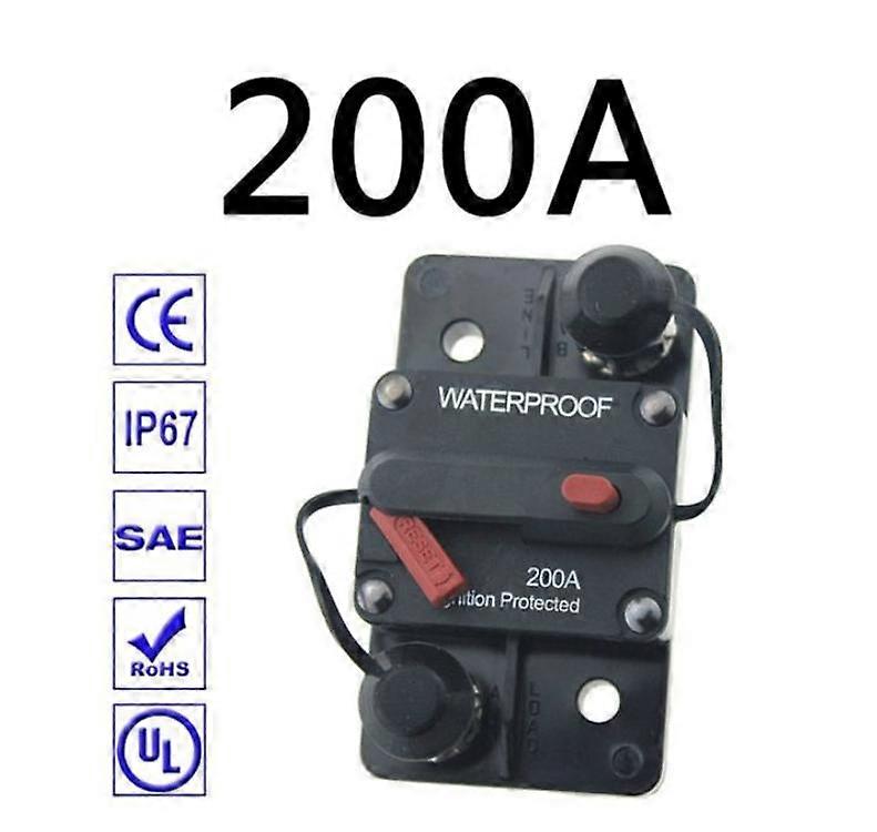 Auto Yacht Rv Circuit Breaker Fuse - 30a To 300a, 12-48v, Automatic Reset, Circuit Protector