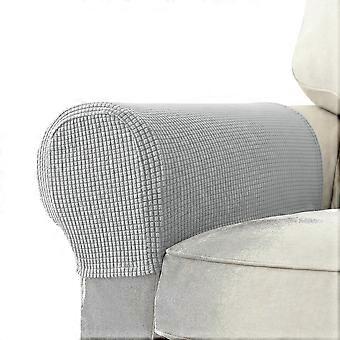 Pcs Stretch Armrest Covers Spandex Jacquard Arm Covers Soft and
