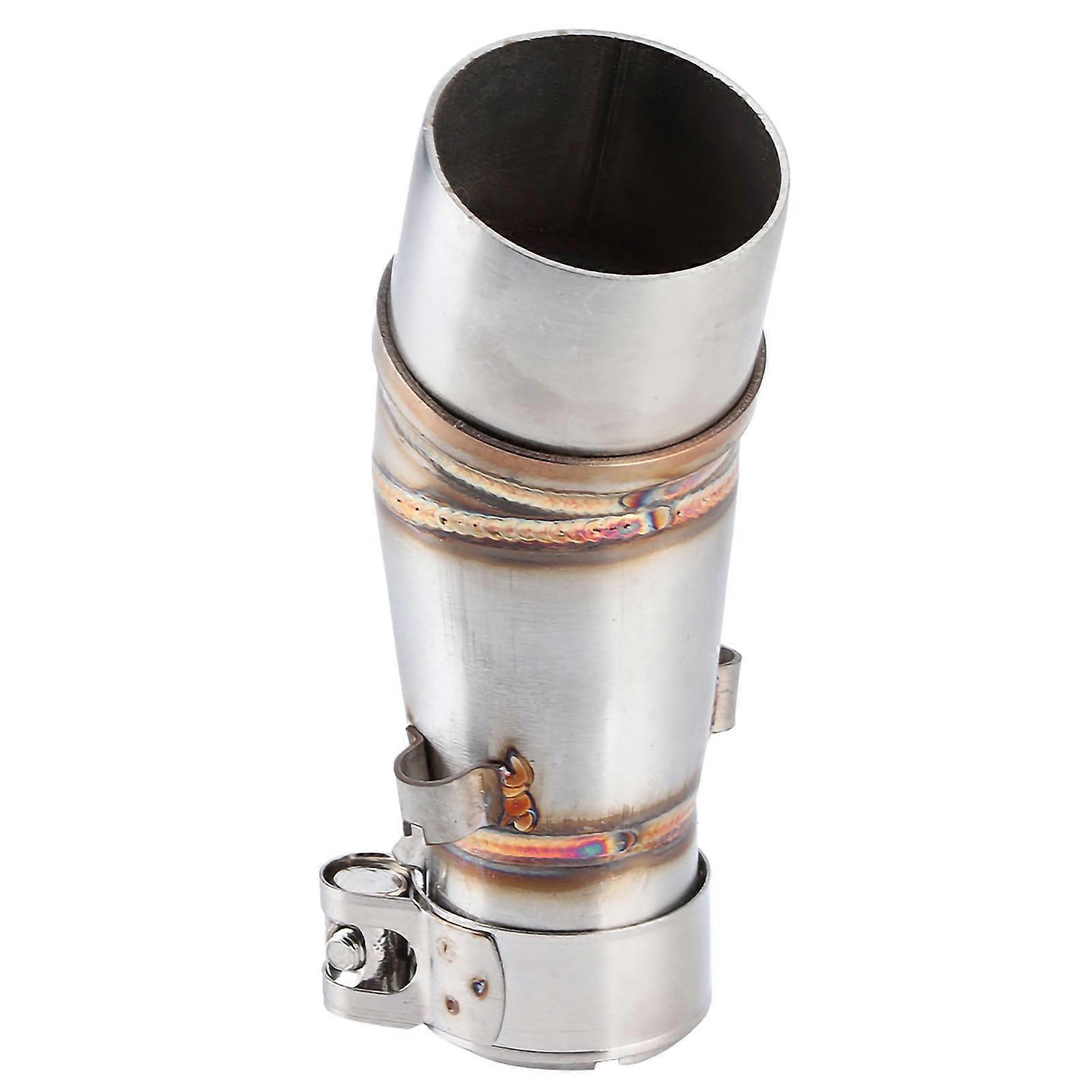 Motorcycle Slip On Exhaust Middle Link Pipe Adapter Connector for Z250 Ninja 250 1316