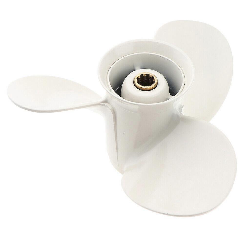 9 1/4 X 10-J1 Aluminum Alloy 3 Blade Outboard Motor Propeller for 9.9-15
