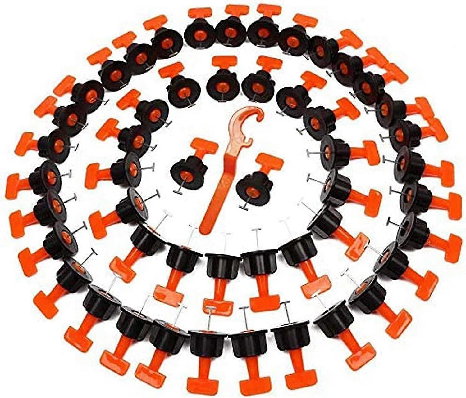 Tile Leveler Adjuster Flat Ceramic Floor Wall Construction Tools Reusable (50pcs)