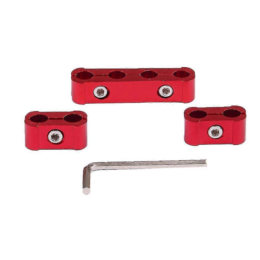 3pcs Universal Aluminum Alloy 8mm 9mm 10mm Spark Plug Wire Separators Dividers