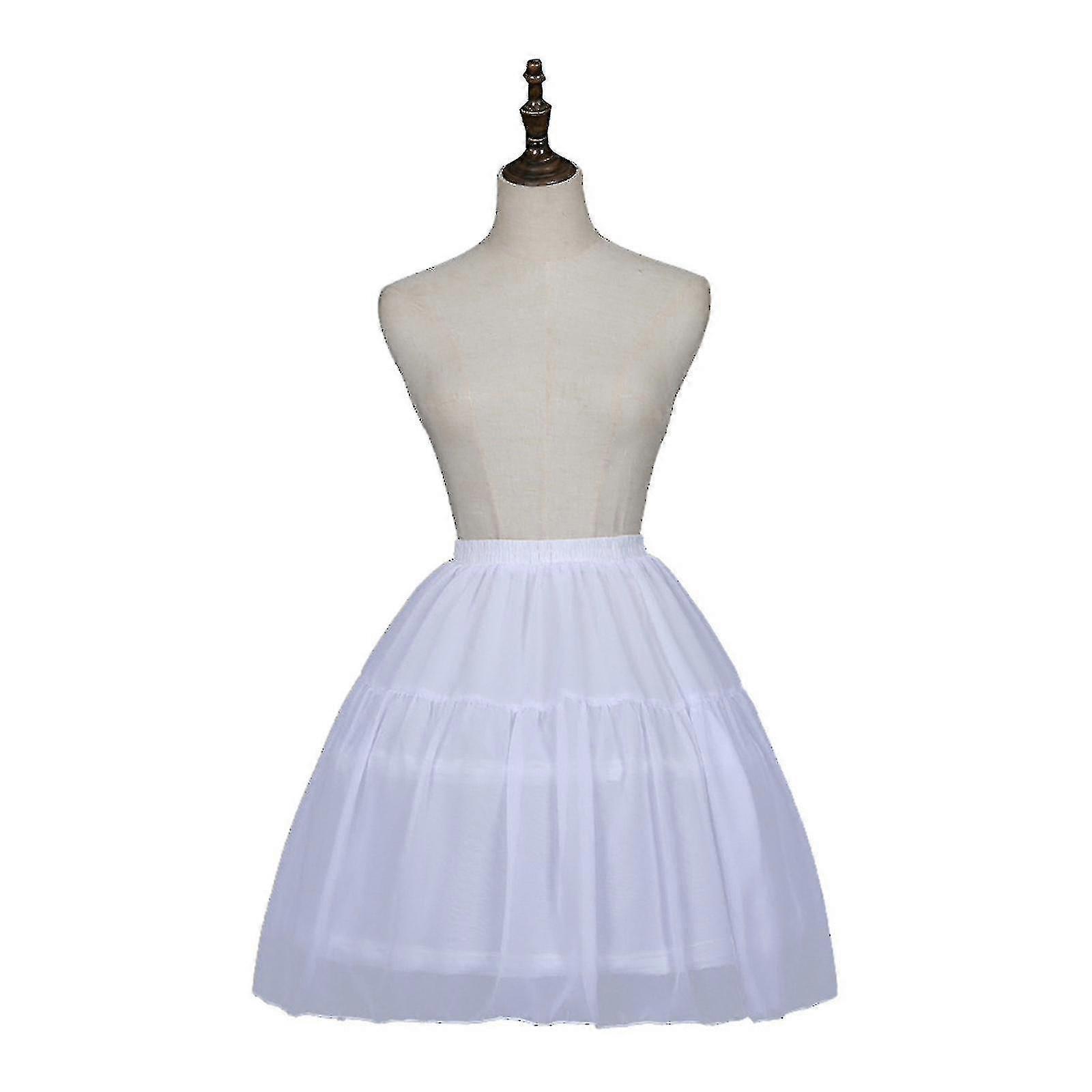 Petticoat Petticoat Hoop Evening Petticoat Skirt Support Adjustable Soft Girl Half Skirt
