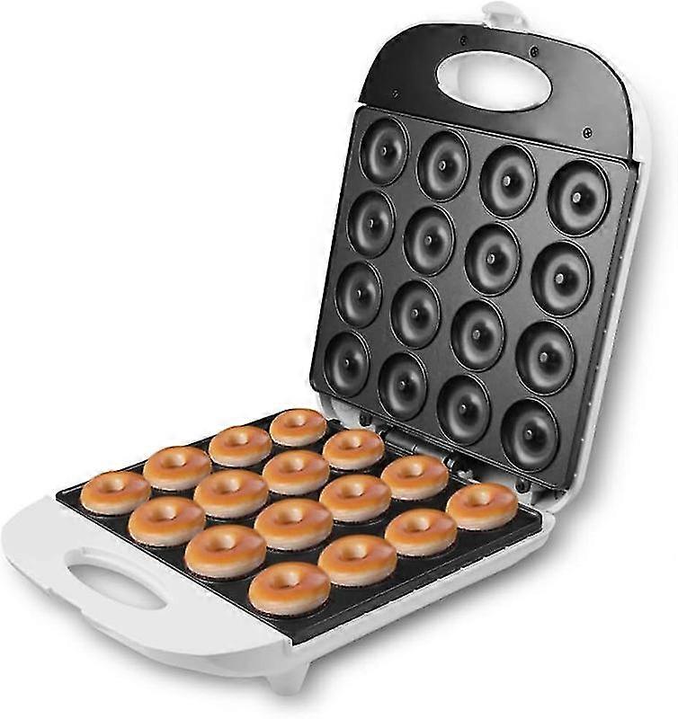 Mini Donut Maker, Pancakes Maker Machine, Double Sided Heating Makes 16 Doughnuts-Yvan