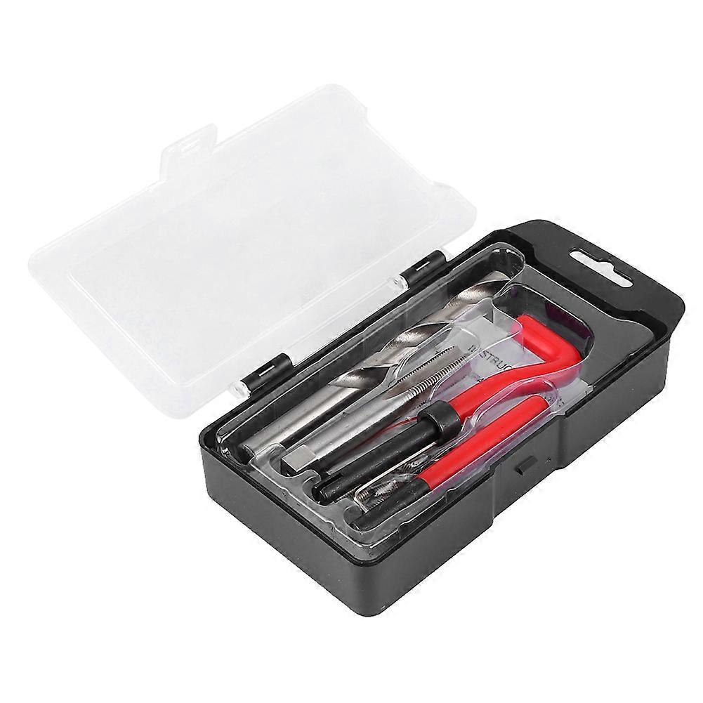 Damaged Thread Repair Kit Maintenance Accessory Car Spanner Inserts Drill Tool SetM12 x 1.25mm