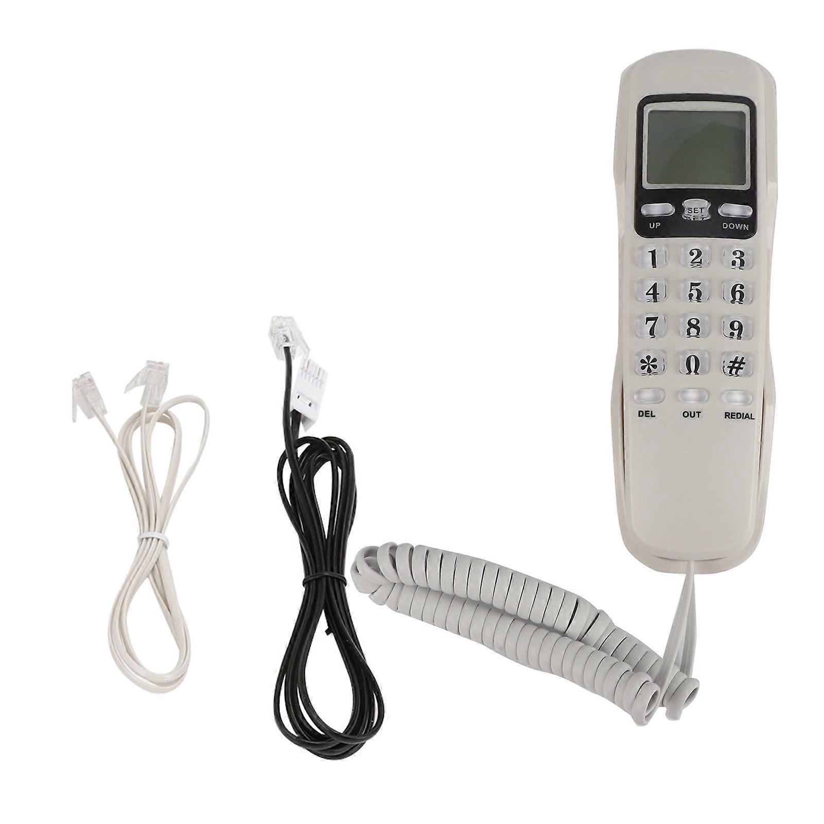 KX T888CID Caller ID Display Home Office Telephone (UK Telephone Line with Random Color)(White ) NO.3204