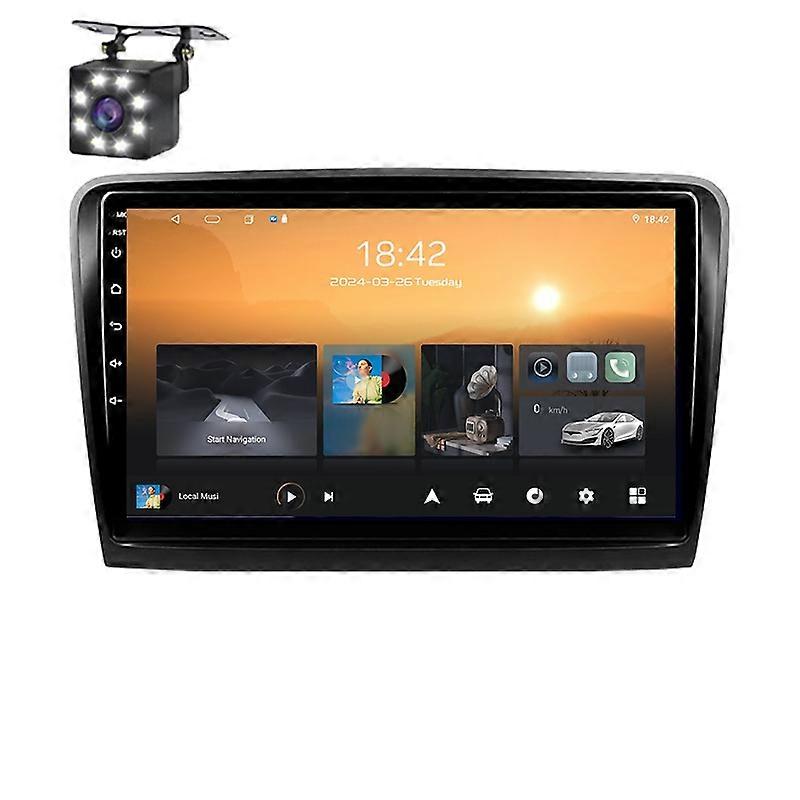 For Skoda Superb 2 B6 2008 - 2015 Car Multimedia Radio Wireless Navigation Android Auto