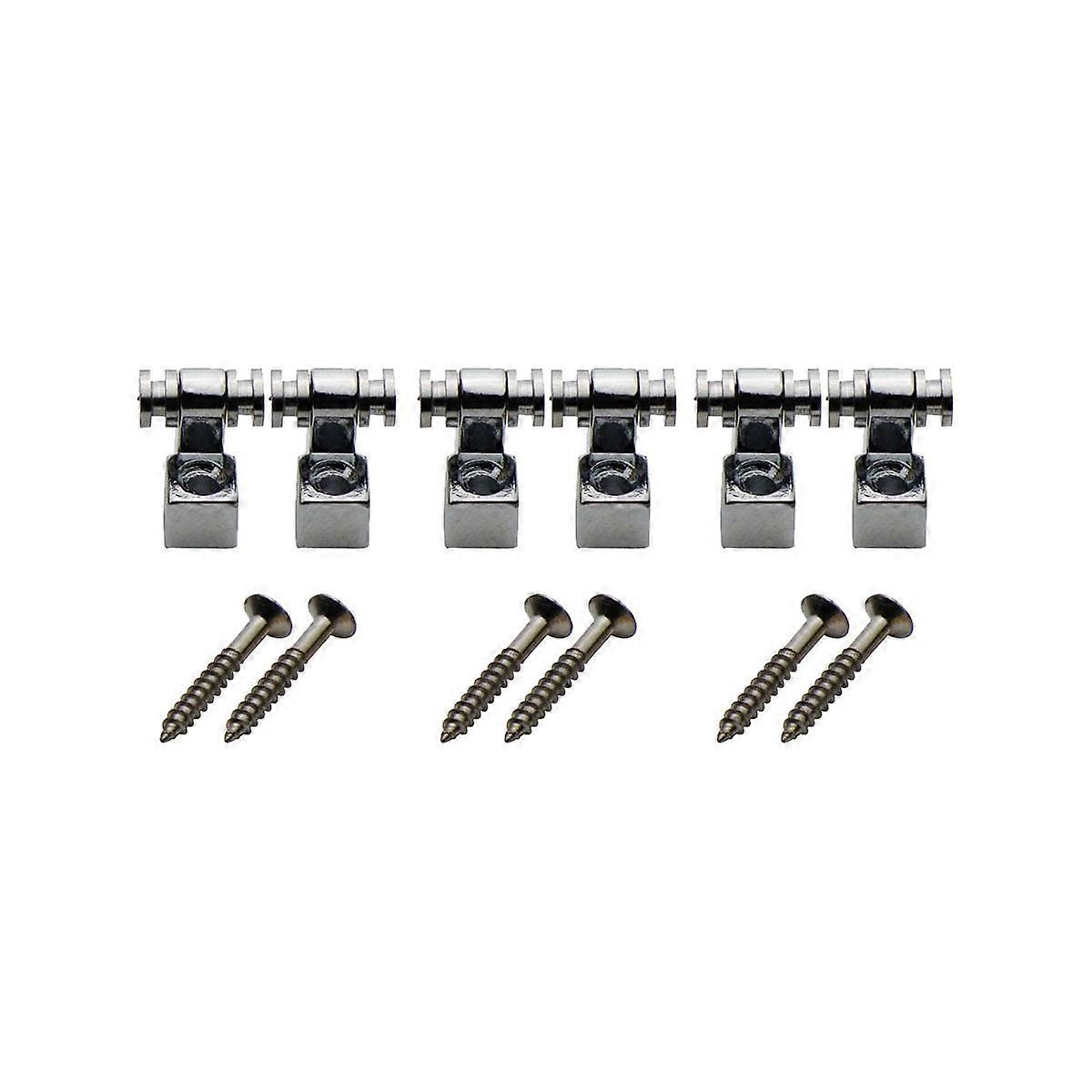 6 , Rollers, String Buckle Fixed Device for Fenders Strat Tele ST TL