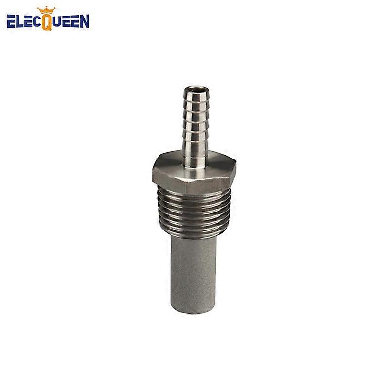 1/2" MPT Oxygen Stone - 2 Micron, Kegging Homebrew, 1/4"Barb,Homebrew Diffusion Stone