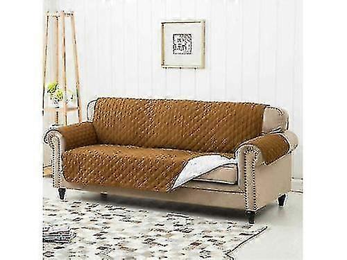 リバーシブルソファスローキルトソファカバーアンチスリップ防水ドッグペットプロテクター