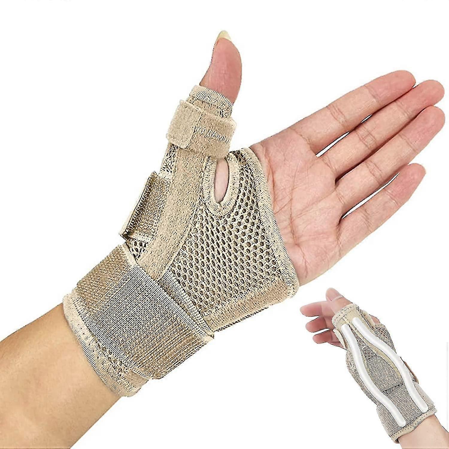 1 st tumskena för artrit, tumstöd för handled, handledsstöd för två händer