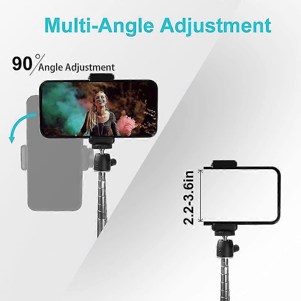 Selfie Stick,premium Phone Tripod Stand With Wireless Remote Shutter,stainless