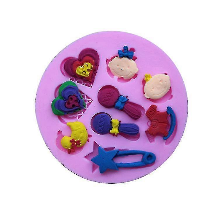 Baby Toy Shape Cake Mold - 1pc