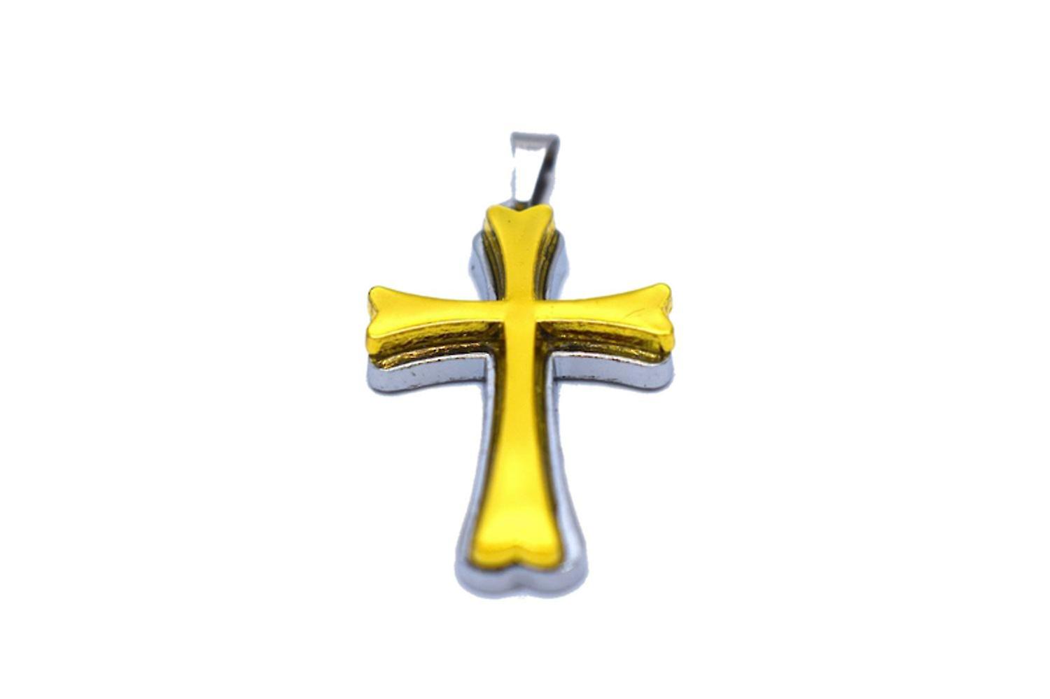 Gold and silver cross 