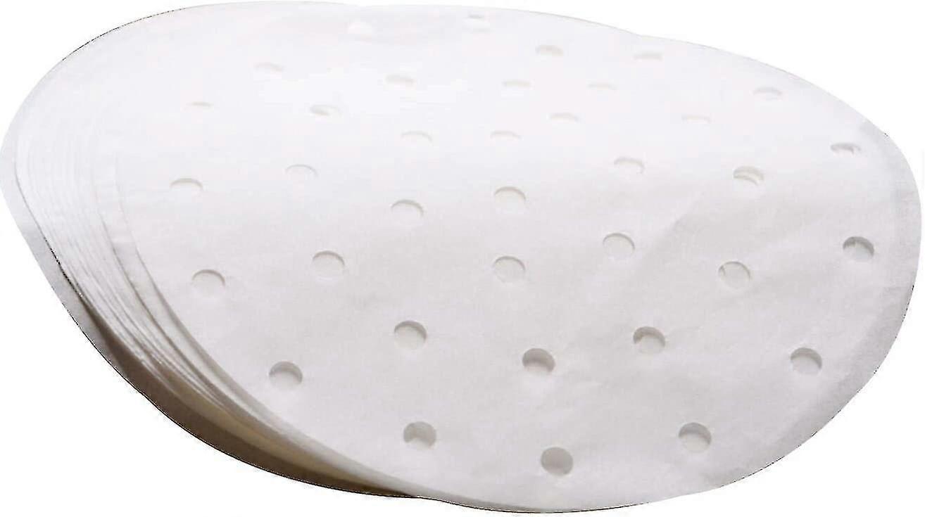 100 Pack 10" Round Steamer Basket Baking Sheets