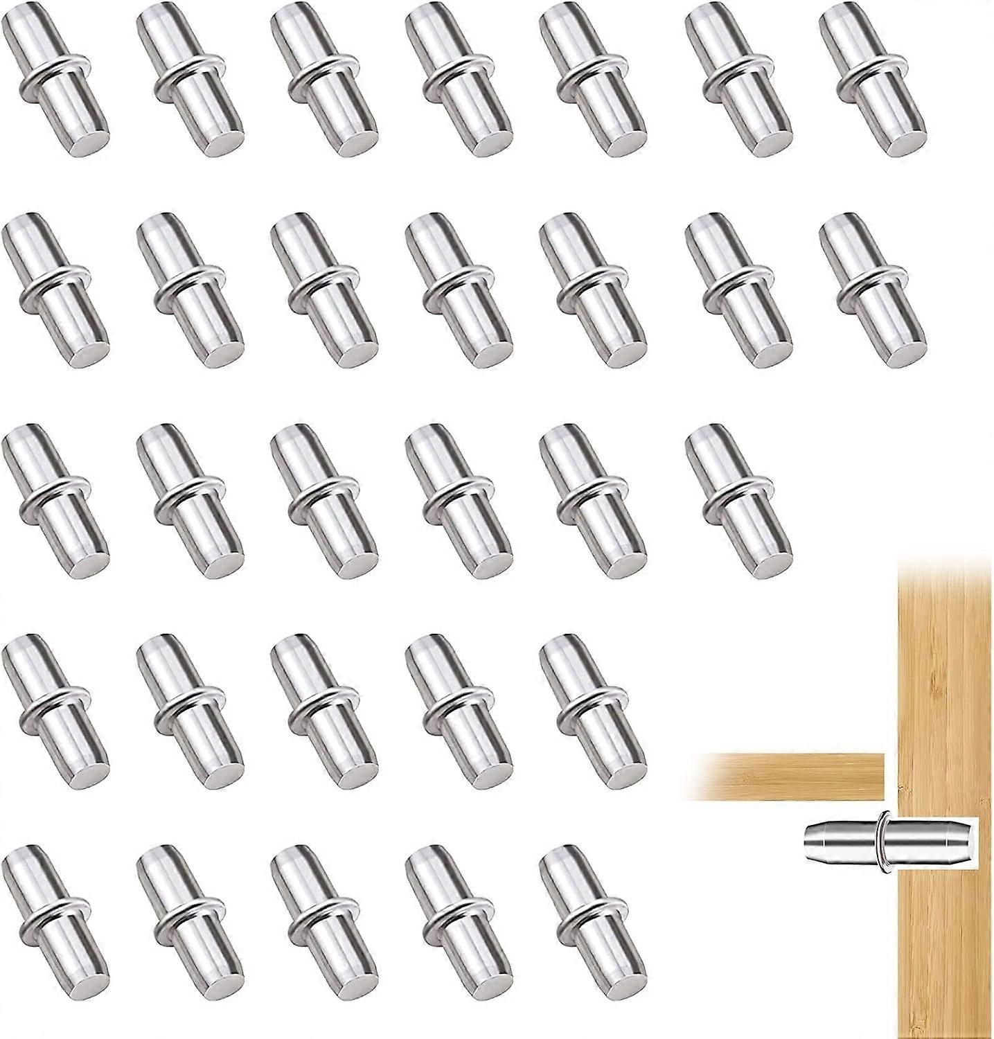40pcs 5mm Floor Brackets with Bore Ring - Shelf Support - Floor Brackets - Board Support - 5mm Floor Support
