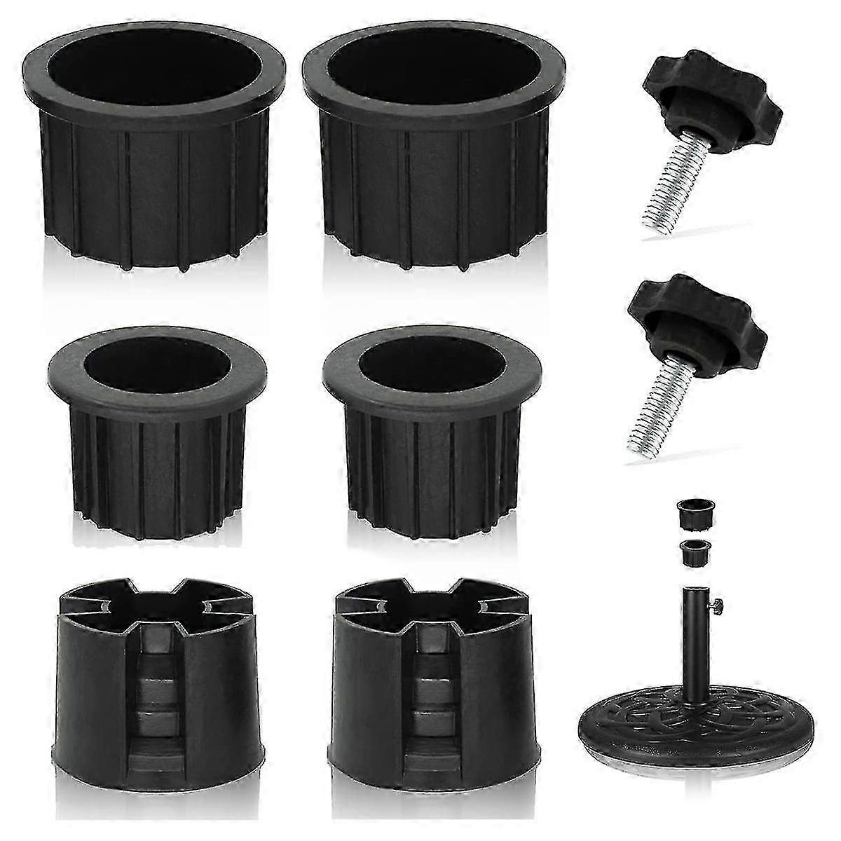8 Pcs Umbrella Base Stand Hole Ring Plug Cover and Cap Patio Umbrella Stand Stand Base Stabilizer