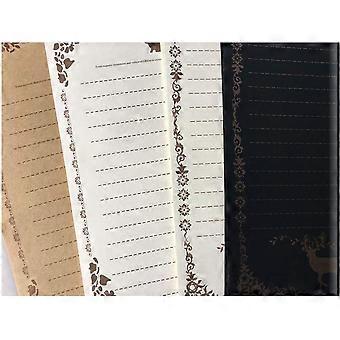 32-delige schrijfwarenset, vintage papieren enveloppen, kraftpapier en waszegelstickers voor el día de San Valentín Confession Boda Bricolaje Cumpleaños