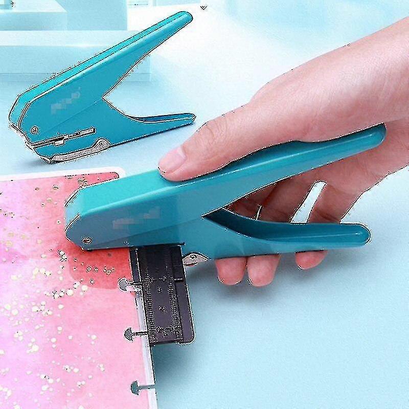 Mushroom Loose Leaf T-shaped Hole Punching Machine1pcsblue