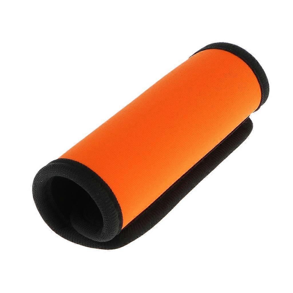 Neoprene Luggage Handle Wrap Travel Identifier Wrap 1x Fluorescent Orange