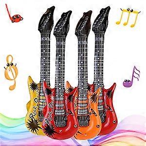 5Pcs Nafukovacia gitara Saxofón Mikrofón Balóny Zábavné hudobné nástroje