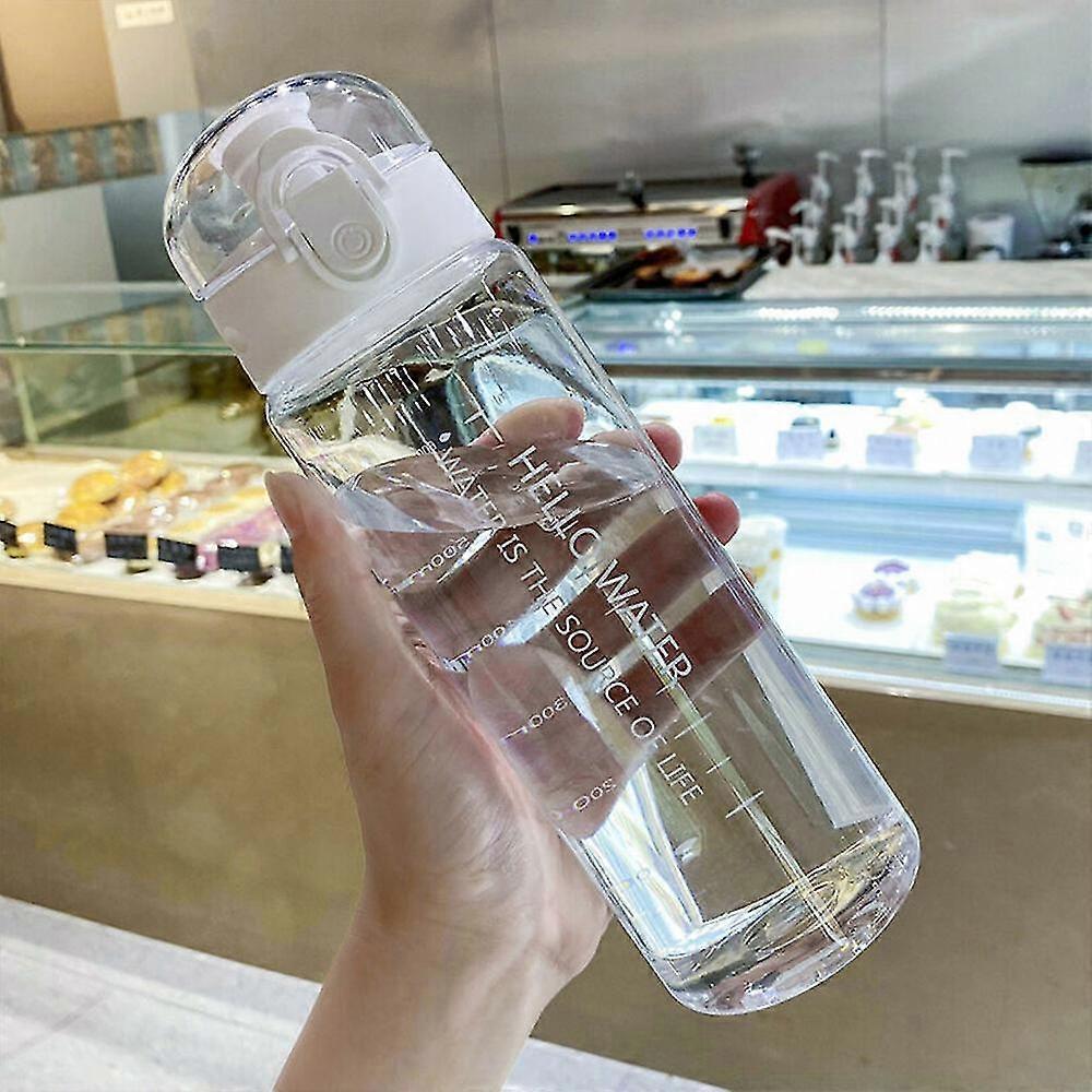 780ml Portable Water Bottle Clear Leakproof Drinking Bottles