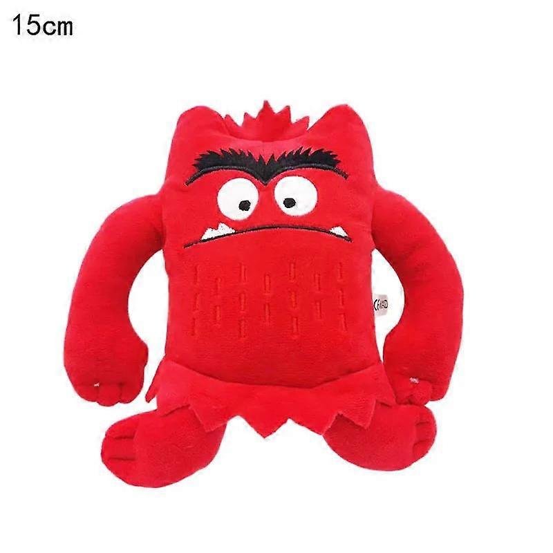 6pcs/set Kawaii The Color Monster Plush Doll Children Monster Color Emotion Plushie Stuffed Toy For Kids Birthday Gifts Funny