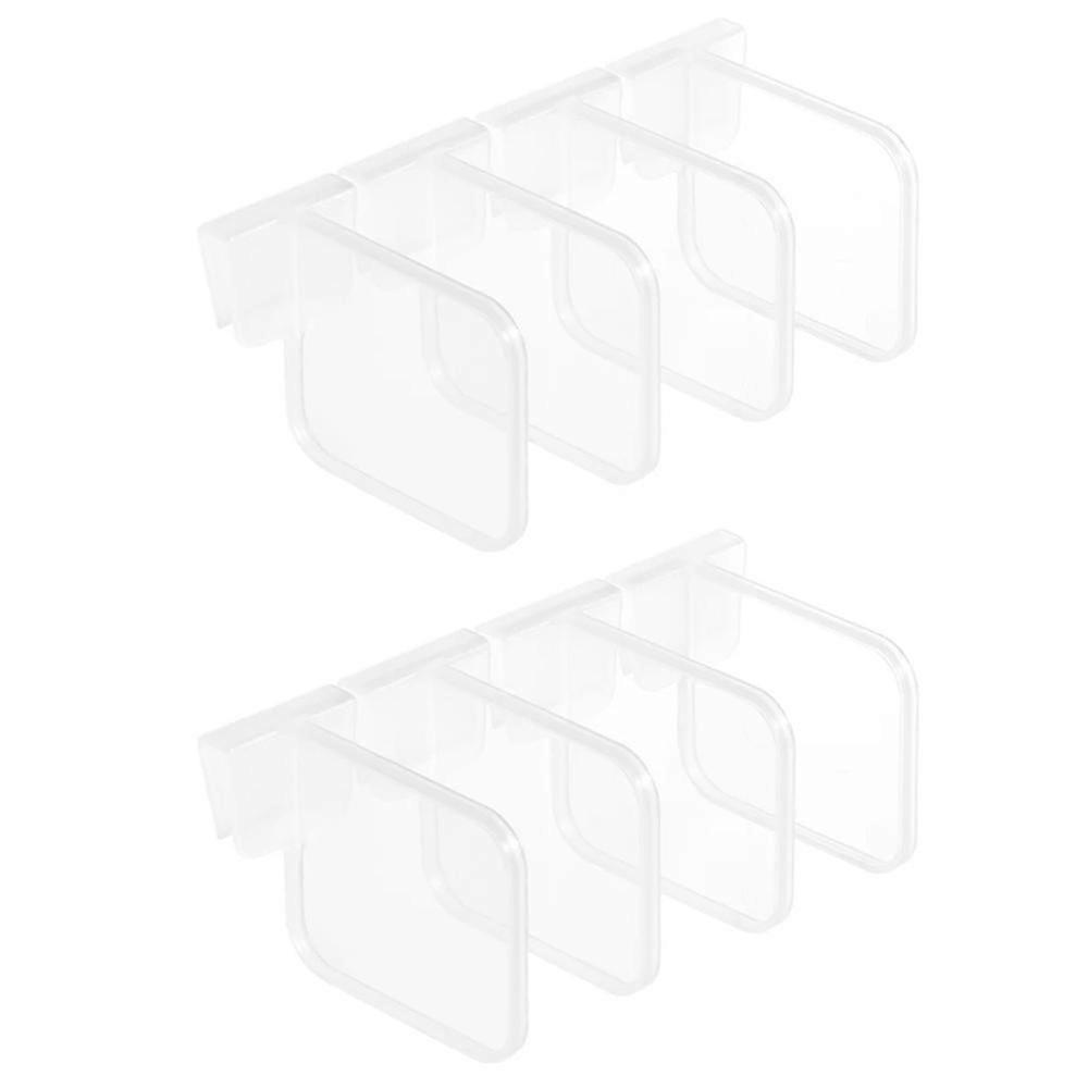 Plastic Refrigerator Dividers Organizer Adjustable Snap-on Storage Box Refrigerator Pantry Grid