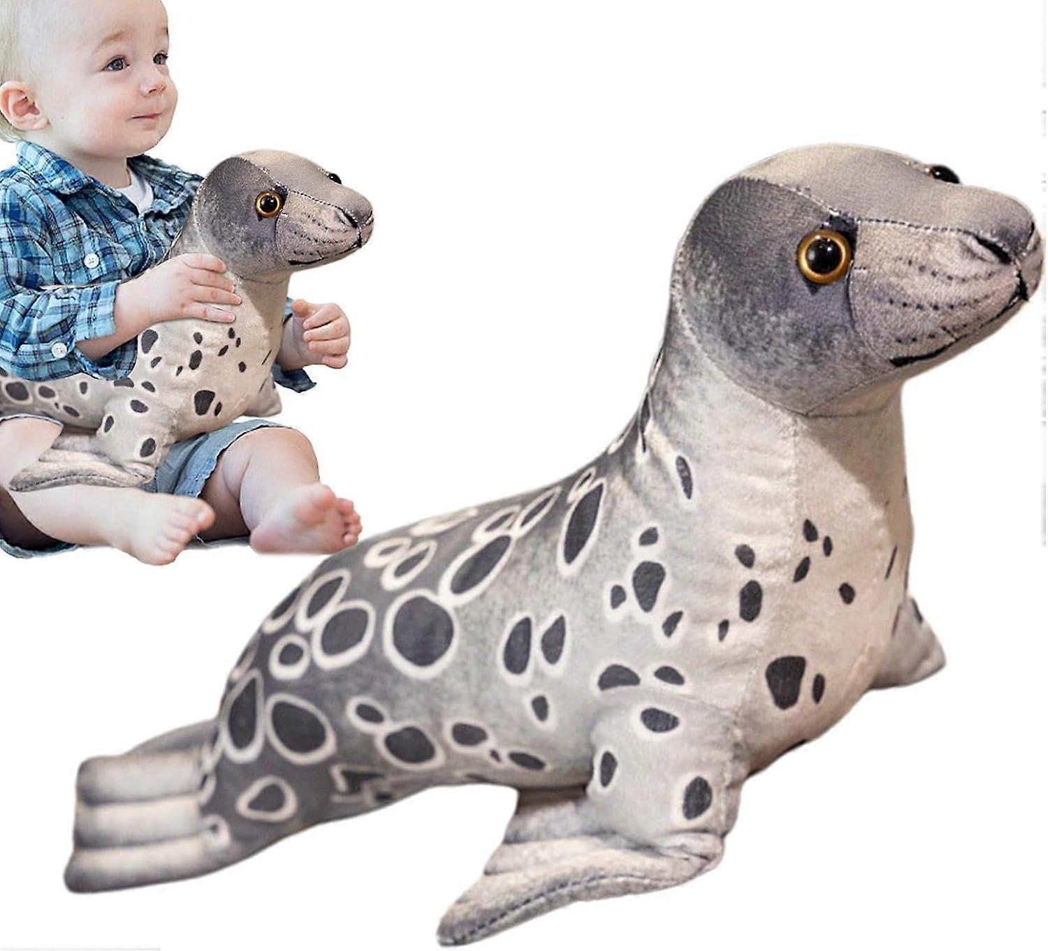 Seal Plush Toys, Seal Stuffed Animals, Vivid Soft Seal Shaped Plush Toys - Multifunctional Marine Animal Plush Toys