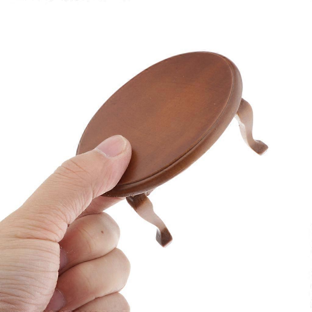 2x 1:12 Scale Dollhouse Miniature Wooden End Table