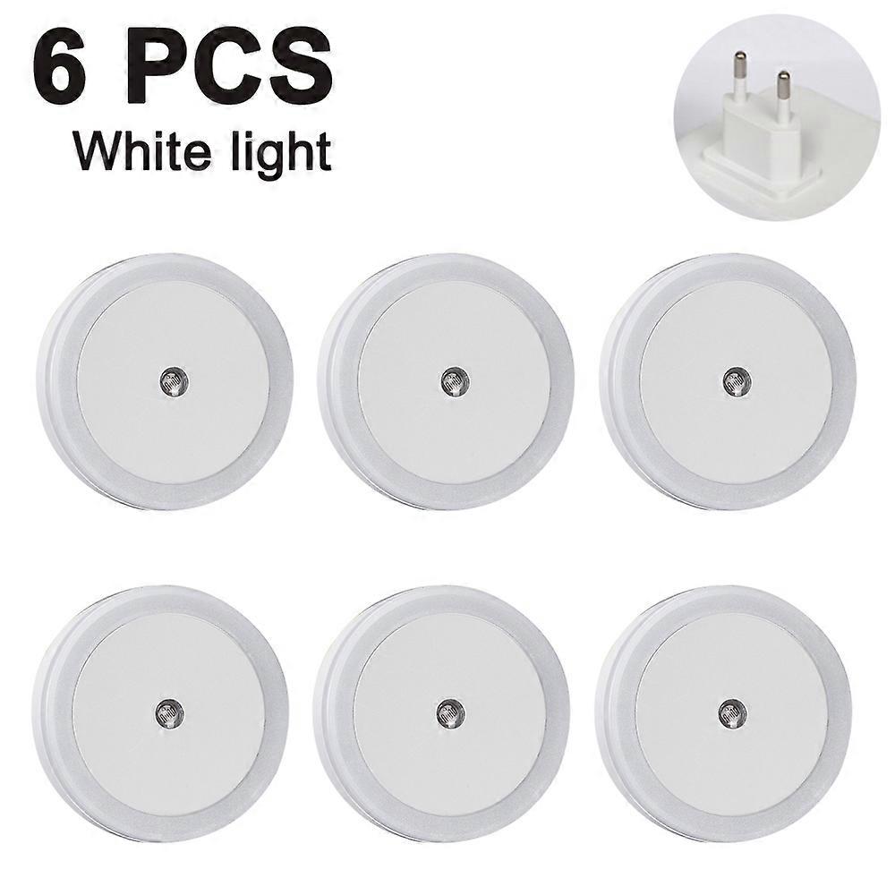 6 Pack LED Luz Noturna, Plug-in Super Inteligente Crepúsculo ao Amanhecer Sensor, Luzes Noturnas Adequadas