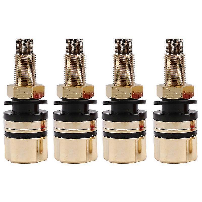 speaker binding post terminal connector,for power amplifier,4xblack