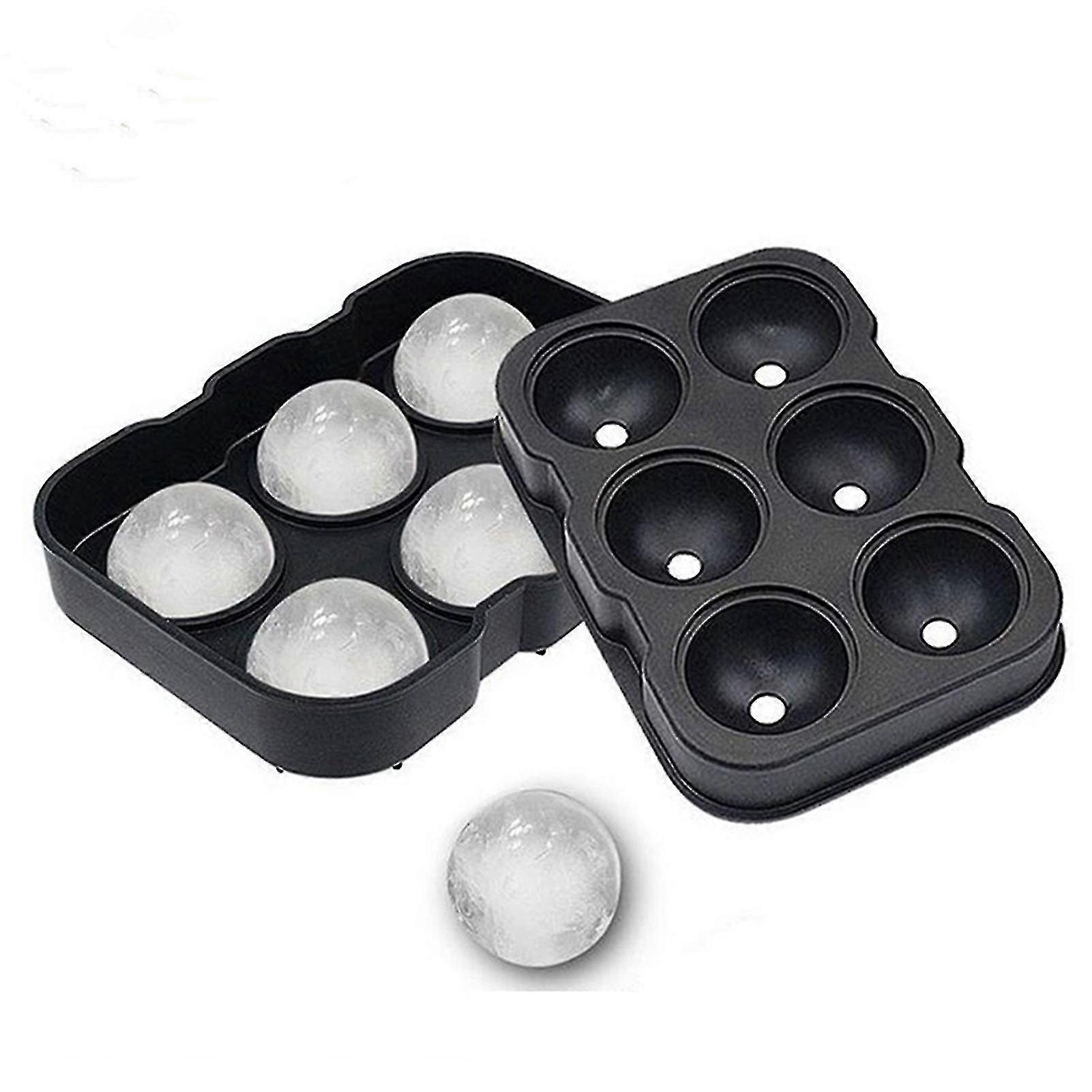 Silicone Ice Ball Stencil Makes 6 Large Ice Spheres For Whiskey And Cocktails Reusable Template With