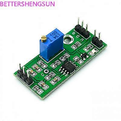 LM393 voltage comparator module adjustable precision signal waveform shaping high level dual output LED indication