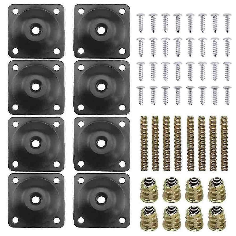 8er Pack Beinbefestigungsplatten Möbel Beinbefestigungsplatten Sofa Beine für Möbel Sofas Sofas Sitze