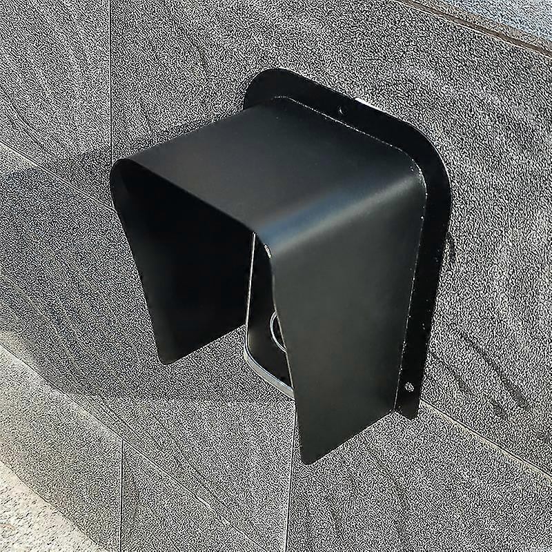 ブラック-屋外レインカバー、耐久性のあるステンレス鋼、屋外電源コンセント、ドアベル、ワイヤレス屋外に適しています(1個)