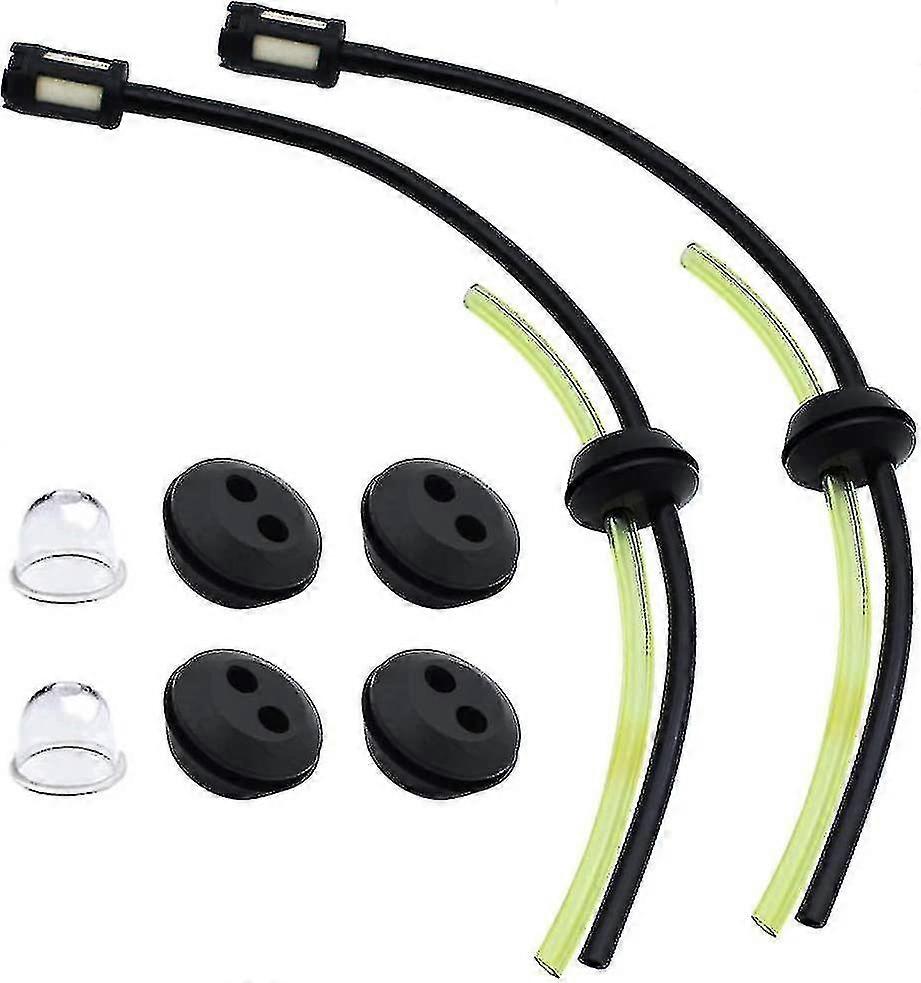 2つのユニバーサルセットのガソリンフィルターエンドリティス状態芝刈り機の燃料ホースのガソリンホースホースタンク燃料フィルター燃料ホースToussailleuser