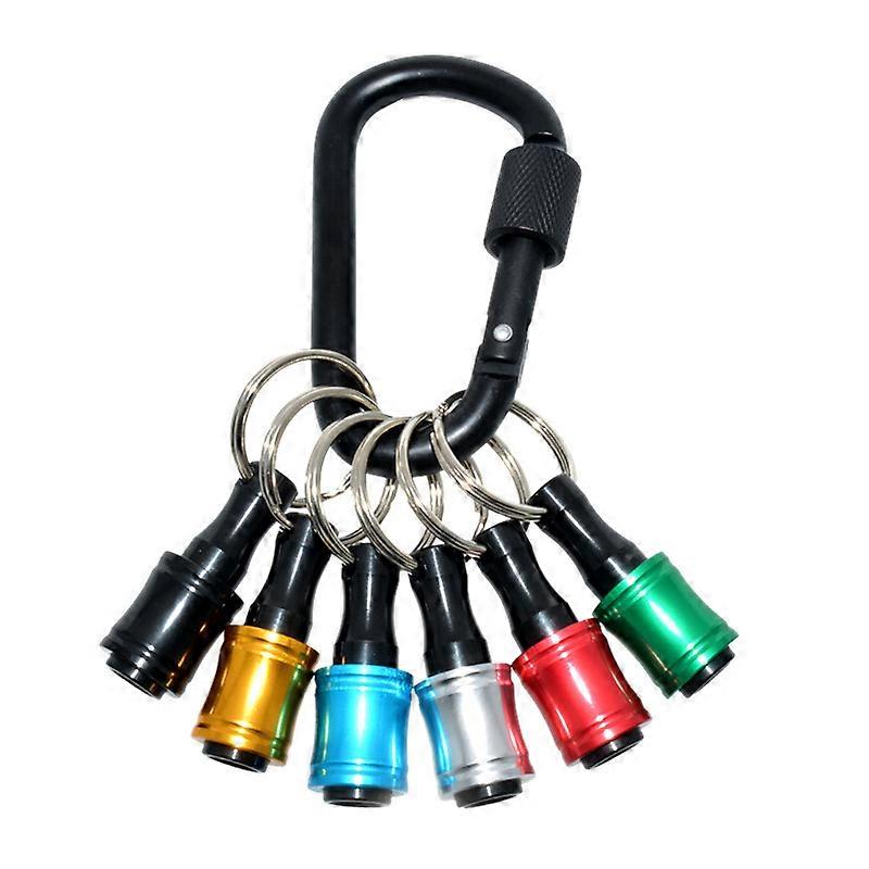 6 Pcs Keychain Connectors Stable-fixing Quick-release Keychain Connect Tool for Shopping