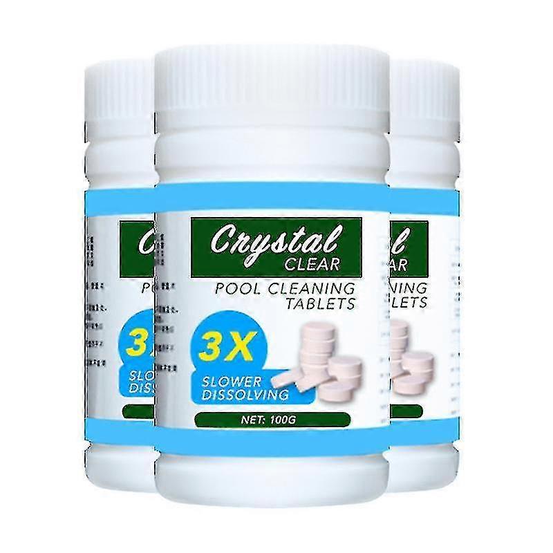 300 comprimés de chlore - produit chimique de nettoyage de piscine et de spa durable et sûr