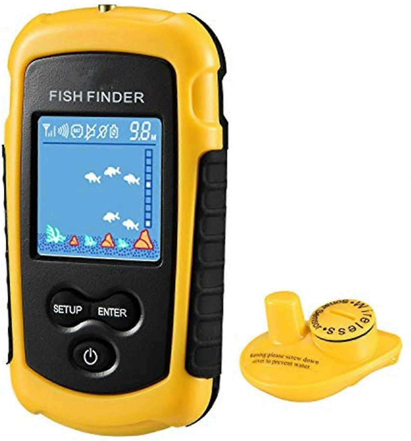 Ecosounder Fishing Color Fish Finder Wireless Portable Fish Finder