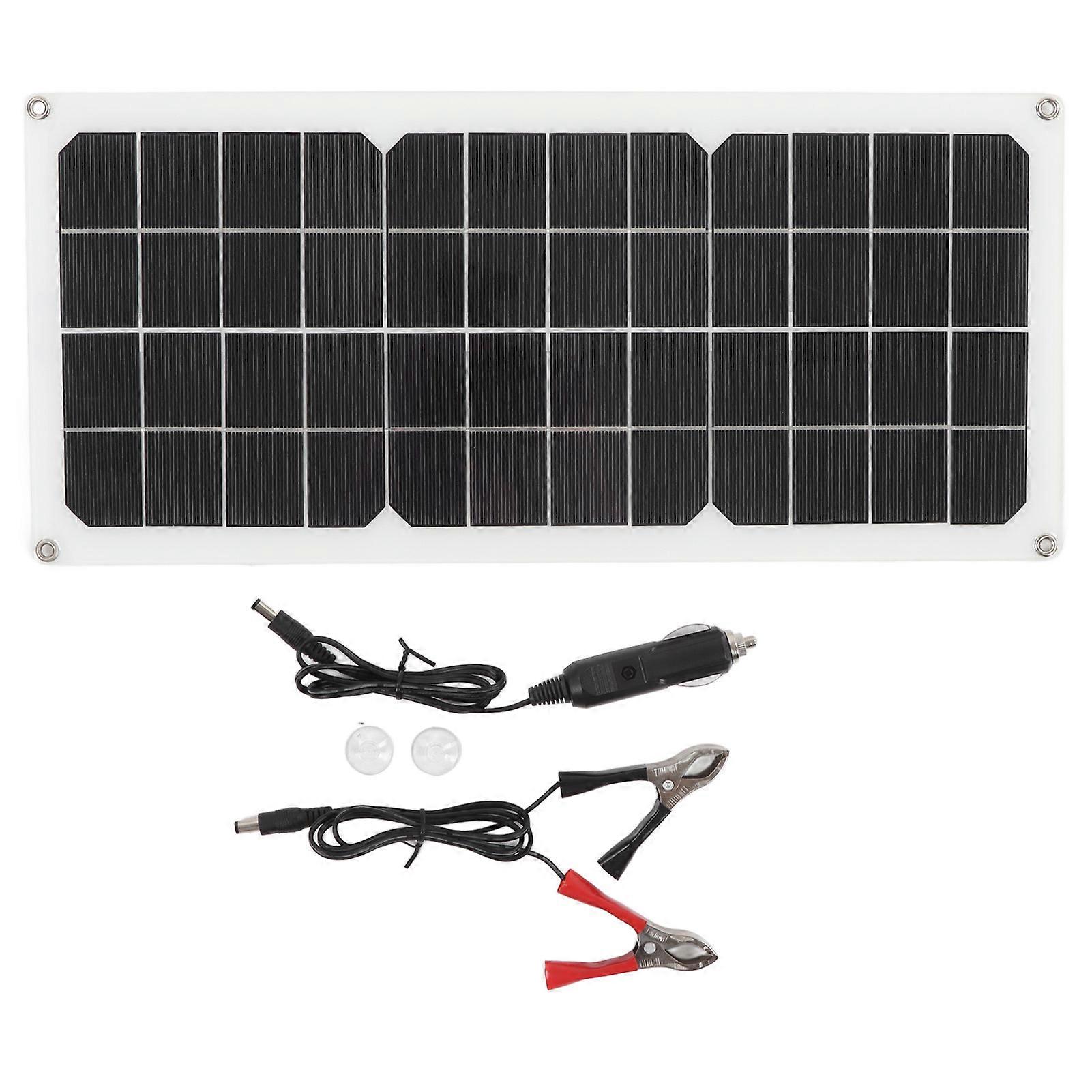 Solar Panel 10W 12V High Conversion Efficiency Backflow Protection Solar Panel Charger for Mobile Phones