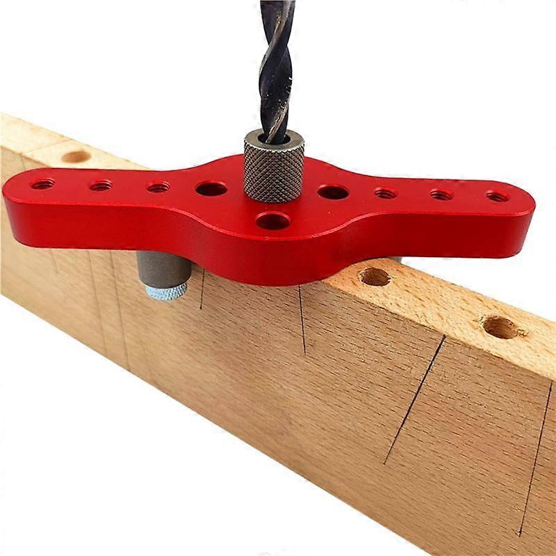 Vertical Pocket Hole Jig Woodworking 6/8/10mm Drilling Locator Wood Dowelling Centering Drill Guide