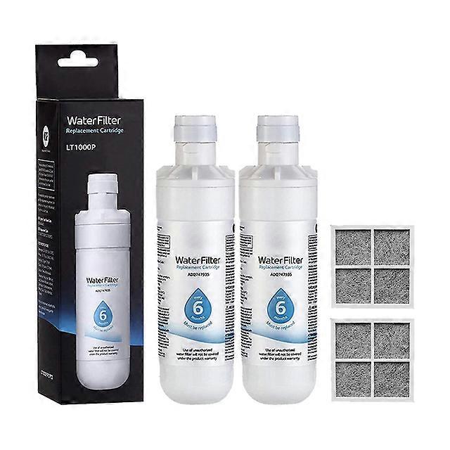 Replacement for LG LT1000P LT1000 LT1000PC, LT120F Refrigerator Water and Air Filter,1/2/3Pack