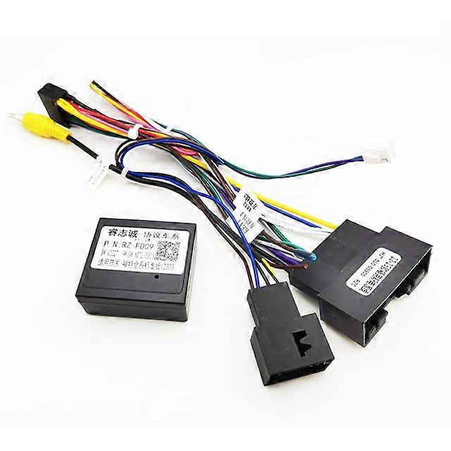 Car Android Harness Adapter CAN Bus Decoder 16Pin Plug to 24 Pin Ford ACM Head Unit Connector Cable for Focus MK3 Fiesta Mondeo