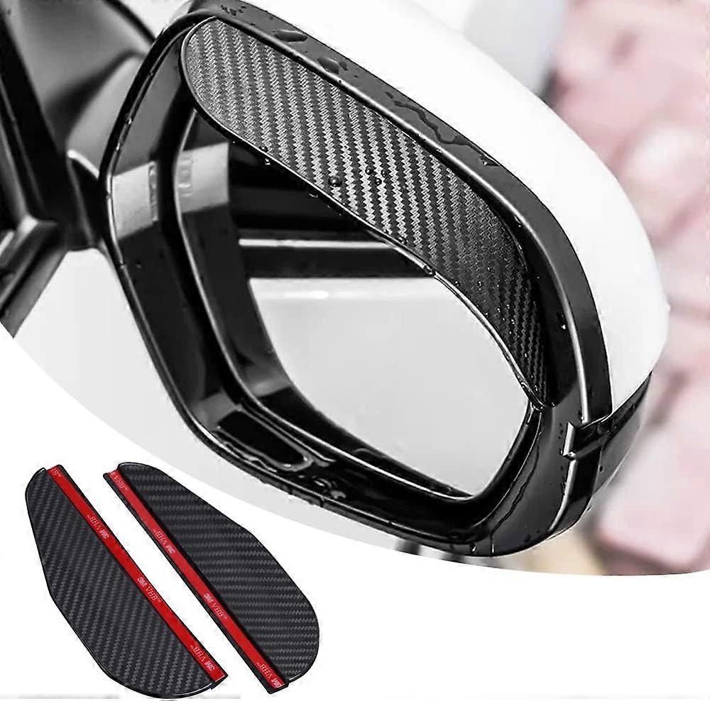Mirror rain shield eyebrow, side mirror visor rain shield, car side mirror cover 2 pcs (4pcs)