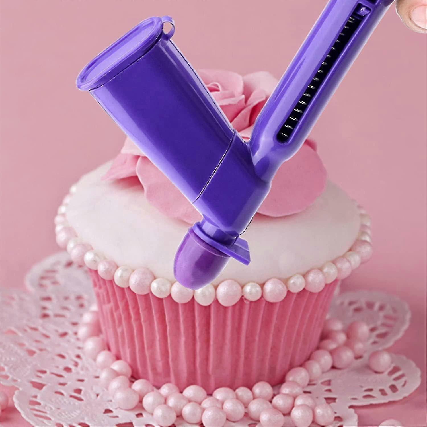 2 Pcs Plastic Bead Applicator Tool Sugar Balls Cake Decorating Roll-on Applicator