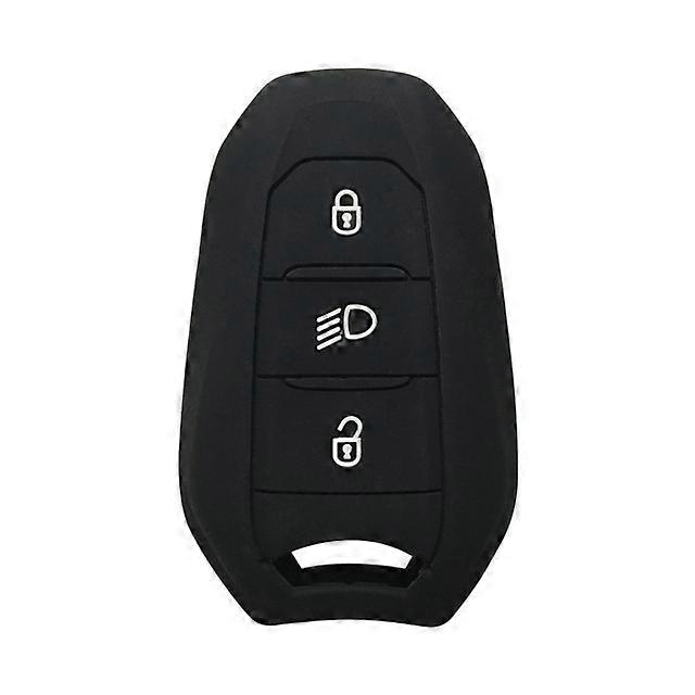 Shell Cover Holder Car Key Fob Case 5008 DS5 DS6 For Peugeot 208 DS3 For Citroen C4 C5 X7  Rubber Smart  Key Cover