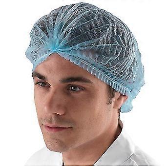 100x Disposable Hair Net Head Cover Cap Anti Dust Medical Surgical Stretchy Hat