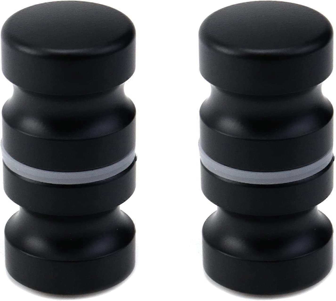 2pcs Black Bathroom Pull Handles, Shower Glass Door Knobs, Back to Back Shower Door Knobs